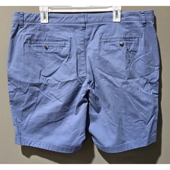 Hawker Rye Soft Blue Relaxed Fit Chino Shorts 9" Inseam 19.5" Outseam -- Size 40 - Picture 2 of 5
